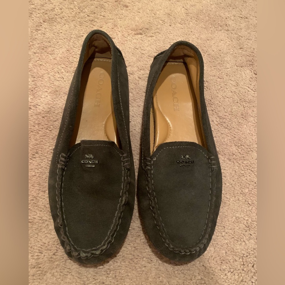 Brown Coach loafers Size 8